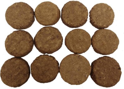 Earth Angels 8 Pcs Pure Cow Dung Cakes (Gobar Upla)