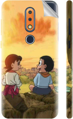 Snooky Nokia 6.1 Plus Mobile Skin(Orange)