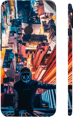 Snooky Mi A2 Mobile Skin(Black)