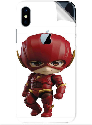 Snooky Apple iPhone X Mobile Skin(Red)