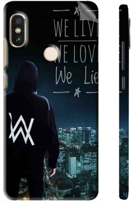 Snooky Mi Redmi Note 5 Pro Mobile Skin(Black)