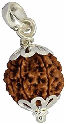 Aurra Stores 5 Mukhi / Panch Mukhi Rudraksha With JGL Lab Certified Wood Pendant