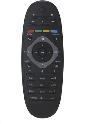 HDF Remote Control Compatible For  LCD/LED TV. URC120 Philips Remote Controller(Black)