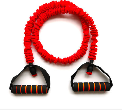 iSweven Exercise Fitness Training Expandable Rope Resistance Tube(Red)