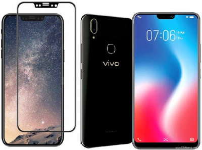 Mobizworld Edge To Edge Tempered Glass for Vivo V9, Vivo Y83 Pro(Pack of 1)