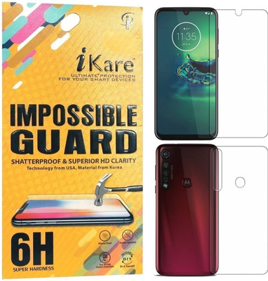 iKare Front and Back Screen Guard for Moto G8 Plus(Pack of 2)