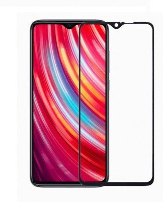 U-Verse Tempered Glass Guard for Redmi Note 8 Pro (Black)(Pack of 1)