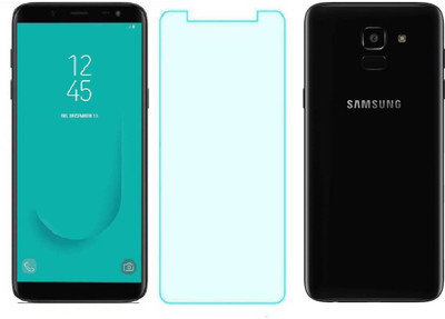 Mobizworld Tempered Glass Guard for Samsung Galaxy J6(Pack of 1)