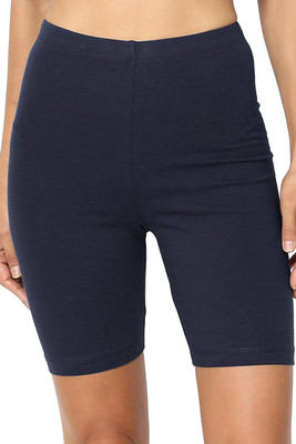 Lili Solid Women Blue Running Shorts