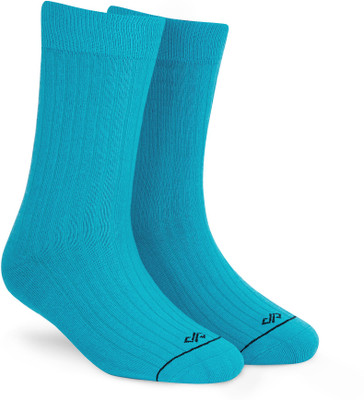 Dynamocks Men & Women Solid Mid-Calf/Crew