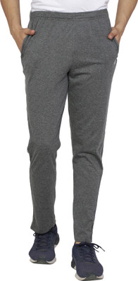 SHELLOCKS Solid Men Grey Track Pants