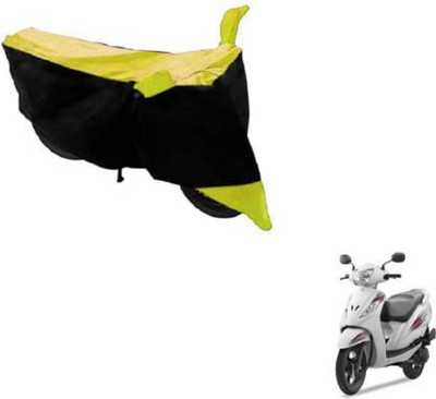High Quality Waterproof Two Wheeler Cover for TVS(Wego, Yellow, Black)