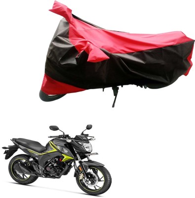 PRIMEAUTOZ Two Wheeler Cover for Honda(Black, Red)