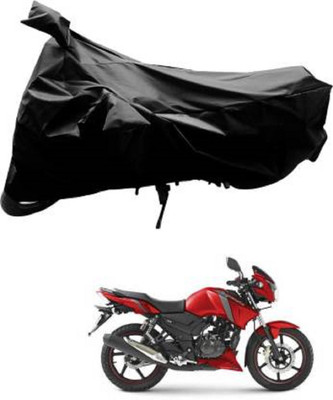 High Quality Waterproof Two Wheeler Cover for TVS(Apache, Black)