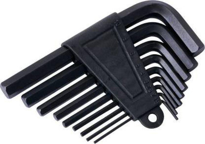 tool trust 9 Pieces Hex Allen Key Wrench L Shape Repair Tool Set Allen Key Set