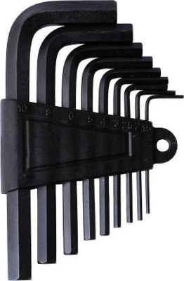 Tool Cut 9 Pcs L-Shape Hex Key Repair Tools Powerful Type Allen Wrench Set Allen Key Set