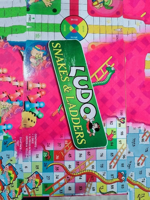 Luvkush Traders Ludo Snakes n Ladders Strategy & War Board Game