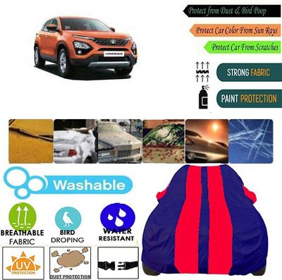MotohunK Car Cover For Tata Harrier (With Mirror Pockets)(Red, Blue, For 2019 Models)