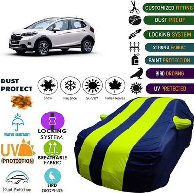 MotohunK Car Cover For Honda WRV (With Mirror Pockets)(Green, Blue, For 2019 Models)
