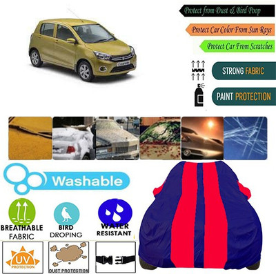 MotohunK Car Cover For Maruti Suzuki Celerio (With Mirror Pockets)(Red, Blue, For 2019 Models)
