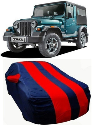 DgTrendz Car Cover For Mahindra Thar (With Mirror Pockets)(Multicolor)