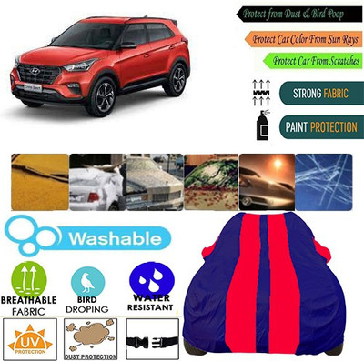 MotohunK Car Cover For Jeep Compass (With Mirror Pockets)(Red, Blue, For 2019 Models)