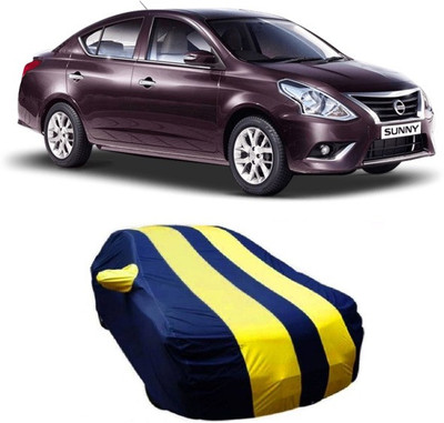 DgTrendz Car Cover For Nissan Sunny (With Mirror Pockets)(Multicolor)