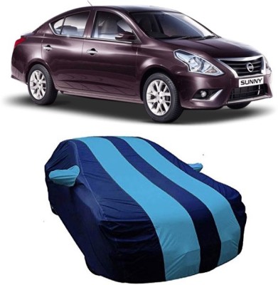 DgTrendz Car Cover For Nissan Sunny (With Mirror Pockets)(Multicolor)