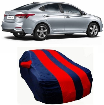 DgTrendz Car Cover For Hyundai Fluidic Verna (With Mirror Pockets)(Multicolor)