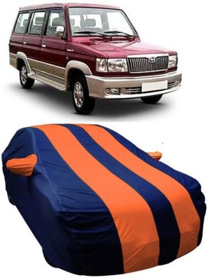 DgTrendz Car Cover For Toyota Qualis (With Mirror Pockets)(Multicolor)