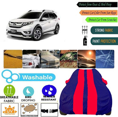 MotohunK Car Cover For Honda BR-V (With Mirror Pockets)(Red, Blue, For 2019 Models)
