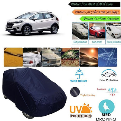 MotohunK Car Cover For Honda WRV (Without Mirror Pockets)(Blue, For 2019 Models)