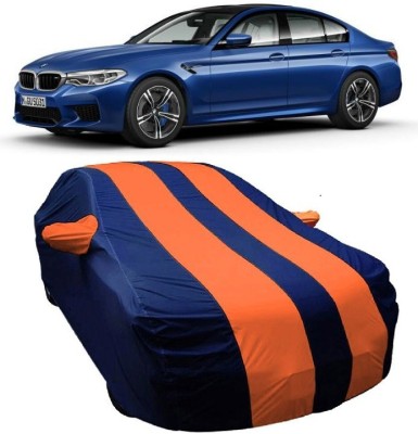 DgTrendz Car Cover For BMW M3, M5 (With Mirror Pockets)(Orange, Blue)