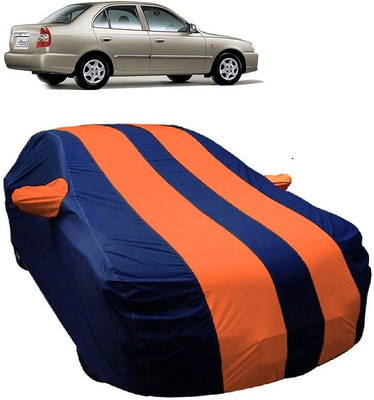 DgTrendz Car Cover For Hyundai Accent (With Mirror Pockets)(Multicolor)
