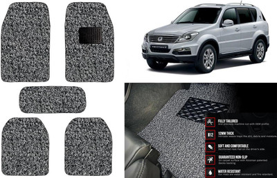 Auto Kite Plastic, PVC Standard Mat For  SsangYong Rexton(Black, Grey)