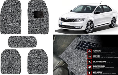 Auto Kite Plastic, PVC Standard Mat For  Skoda Rapid(Black, Grey)