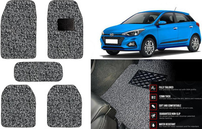 Auto Kite Plastic, PVC Standard Mat For  Hyundai Elite i20(Black, Grey)
