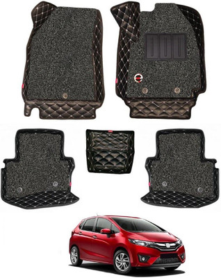 elegant Leatherite 7D Mat For  Toyota Innova Crysta(Black, White)