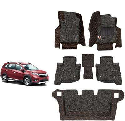 elegant Leatherite 7D Mat For  Honda BR-V(Black, White)