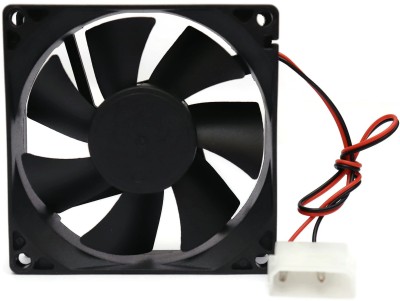Electronic Spices DC 12V MOLEX 2PIN CONNECTOR Cooling Fan for PC Case CPU Radiator Cooler Cooler(Black)
