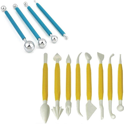 MASTER ROYAL BACKNCOOK TOOLS Fondant Tool Kit(Pack of 12)