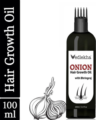 Vedlekha Onion Oil For Hair Growth With Comb Applicator Hair Oil(100 ml)