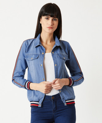 Miss Chase Full Sleeve Washed Women Denim Jacket