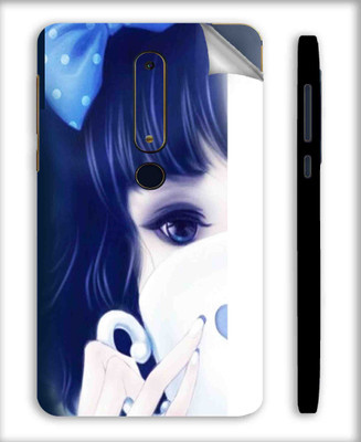 Snooky Nokia 6.1 Plus Mobile Skin(Blue)