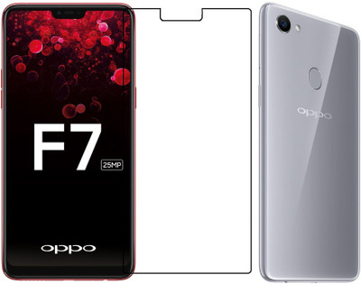 Highderabad Tech Tempered Glass Guard for OPPO F7(Pack of 1)
