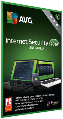 AVG Internet Security Unlimited Devices User 1 Year(Voucher)