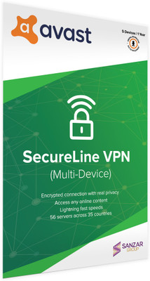 Avast VPN Security 5 User 1 Year(Voucher)