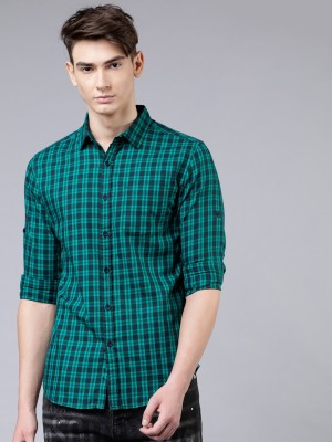 LOCOMOTIVE Men Checkered Casual Multicolor Shirt