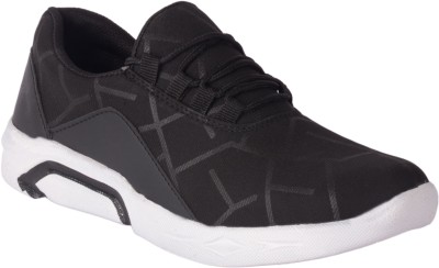 PORT Mesh |Lightweight|Comfort|Summer|Trendy|Walking|Outdoor|Daily Use Running Shoes For Men(Black)