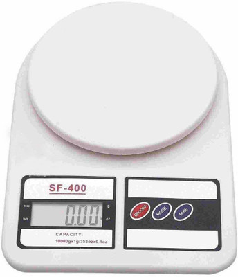 fellkon Digital LCD Kitchen Weight Machin Weighing Scale(White)